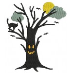 Stickdatei - Spooky Tree 3